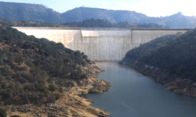 Photo Illustration of the proposed Temperance Flat dam north of Fresno, California