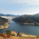 Photo illustration of proposed Temperance Flat dam