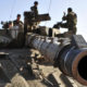 Israeli military tank leaving Gaza with crew following Operation Cast Lead