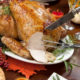 Photo of turkey and other Thanksgiving goodies