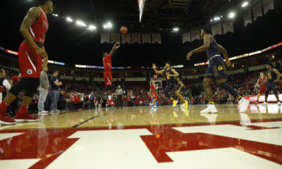 Photo of Fresno State senior guard Braxton Huggins