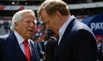 Photo of Robert Kraft and Roger Goodell