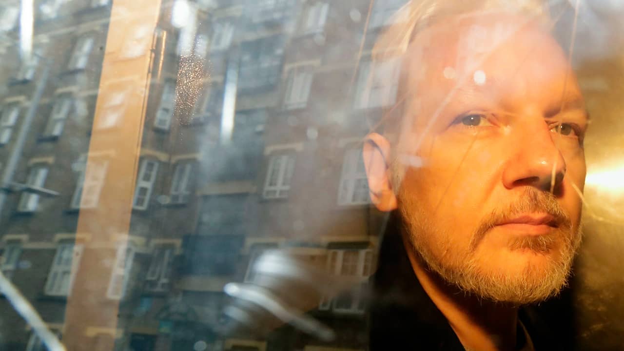 Photo of Julian Assange