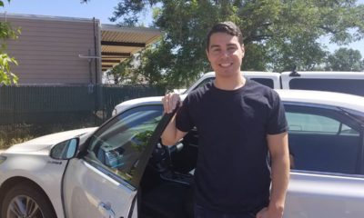 Photo of Matthew Polamalu and his car