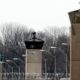 Photo of guard towers and razor wire in Terre Haute, Ind.