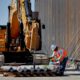 Photo of border wall construction in Yuma