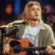 Photo of Kurt Cobain on MTV's "Unplugged"