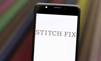 Photo of Stitch Fix logo on an iPhone