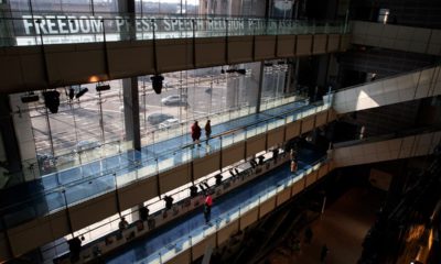 Photo of people visiting the Newseum in Washington