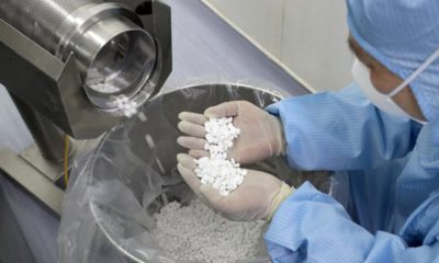 Photo of chloroquine phosphate, an old drug for the treatment of malaria