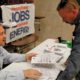 Photo of a job fair in Cheswick, Pa.